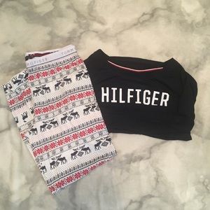 Tommy Hilfiger Sleepware Top and Bottom Set
